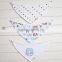 soft cotton triangle waterproof baby bib