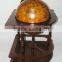 16.5"/420mm ancient wooden globe wine bar/liquor display cabinet