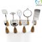 Durable Hot Selling Stainless Steel Wood Smile Handle Kitchen Gadgets Set of 9