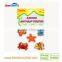 PVC printed non slip sticker bath set