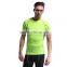 custom style good quality top sell fluo green cycling jersey