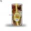 Yellow Dried Flower Glass Vase