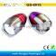 GS-8015 High quality aluminum promotional keychain torches 6 led flashlight