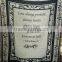 Customized pattern throw and blankets,50*60inch, tapestry polyester cotton woven