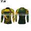 top quality compression rash guard shirt with custom design