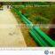 powder coated safety crash barrier for two waves/hot dip galvanized guardrail beam