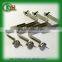 Custom nickel plated steel u shaped small flat spring clip