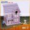 2015 new design colorful wooden villa bird house
