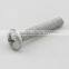 Carbon steel Cross recessed pan head screws Hot dip galvanized DIN7985