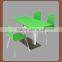 Contemporary shell bentwood dining table and chair