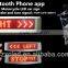 Smart mobile phone APP 12Volt Bluetooth Auto Brake /Turn signal message BT1272 Bluetooth Motorcycle LED car display sign
