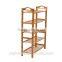 Pure nature bamboo handmade shoe rack,Bamboo 4-tiers shoe rack for shoes showroom