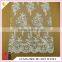 HC-6189-1 Hechun 2016 Latest Fashion Sewing Sequin Pearl Beaded Wholesale Tulle Bridal Lace Fabric