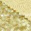 2016 beautiful design of bead piece embroidered fabric for dress