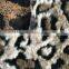 leopard fake fur fabric, polyester/acrylic fur fabric