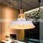 Loft Style Pendant Light with Edison Bulb Iron White Vintage Pendant Light