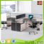 HT-PW04 Modular Office Furniture Staff Use Aluminium Partition Glass Cubicle Workstation
