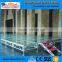 Transparent clear lighting white acrylic glass wedding stage platform