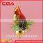 Handmade christmas ornaments glass animals doll home decoration