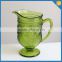 Creative 2015 Solid Color green colored glass pitcher for water
