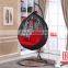 Popular bird nest shaped cozy outdoor garden ratan hanging furniture wicker patio swing chair