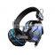 EACH GS210 Gaming Headphones Gaming Headset Gamer Headband Colorful LED Earphones With Mic Stereo Fone De Ouvido for PC Gamers Quality Choice