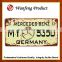 Factory Direct Selling Worldly Use metalic Number Plate license plates