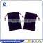 Promotional drawstring velvet pouch for pens