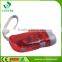 Energy saving ABS material 2 led hand crank dynamo flashlight