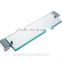 Wall Mounted Bathroom Accessory Dual Tier Glass Shelves