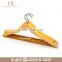 HRW-3011N B Grade mix wood cheap clothes hanger with notches natrual paint