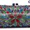 CB0135-(35-40) colorful different design purse handbags clutch crystal evening clutch rhinstone ladies purse crystal clutch
