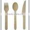 Disposable wooden flatware sets