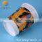 Customized Design waxed disposable paper cup with lid