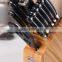 14 pcs forged pom handle kitchen knife set with kitchen bamboo high quality bamboo knive set