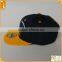 Wholesale custom male 6 panel plain distressed embroidered snapabck baseball cap