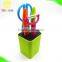 Promotion Gift Utility Knife and Scissors and Peeler With Storage Block