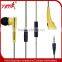 2016 bright color new designed promotion braided wired earbuds for mobile phone