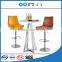 TB metal bar furniture stool set with stable footrest