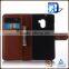 New PU leather with card slots stand flip wallet case for Lenovo Vibe X3 Lite A7010