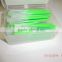 disposable interdental brush packed in plastic box