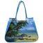 transparent straw beach bag