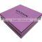 Customized for USA foam insert matt rigid black paper box for A4 document