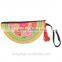 Chinese traditional wallet&purse Cheap embroidery wallet semi shape