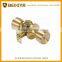 High Security Brass Made Satin Brass Finish Tubular Passage Knob Locks For Doors