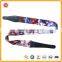 Custom design sublimation print band product guitar support strap with plastic buckle