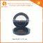 Round Black Plastic 1 Pan With Magnet Button Empty Makeup Case