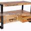 Industrial Console table with Drawer cum TV unit