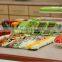 Food Container, Safety Food Holder, Bonus Peeler - All-in-One Vegetable Cutter, Slicer, Grater & Julienne Slicer