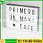 Popular StyleA3/A4/A5 Vintage Cinema Lightbox Letter